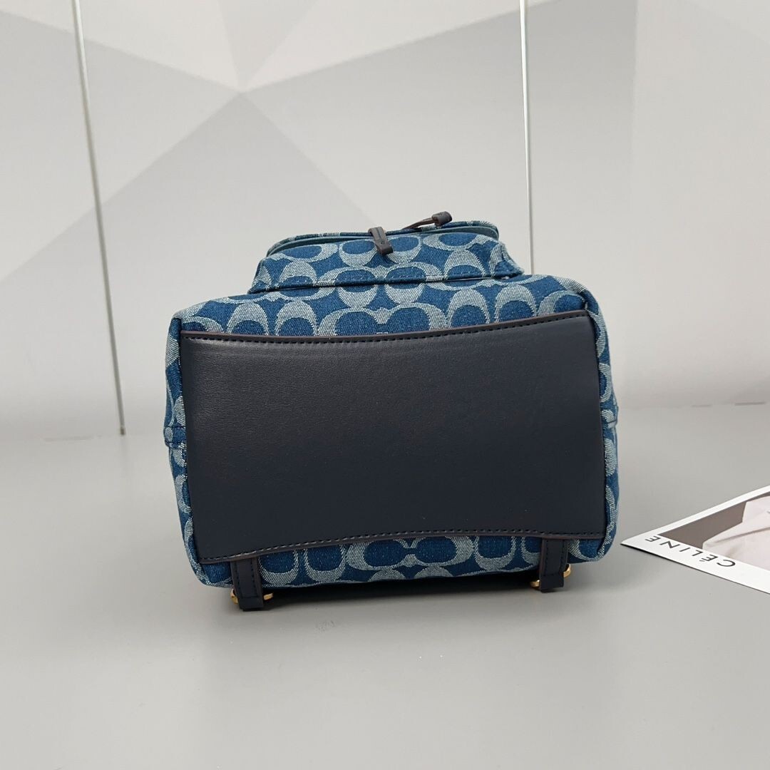 COACH Riya Backpack 21 Signature Denim CJ833 Outlet NEW | eBay
