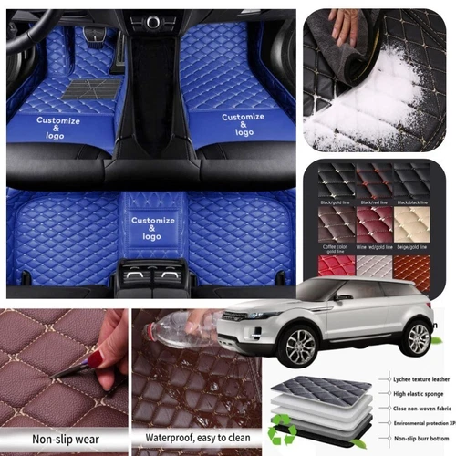 For Land Rover Car Floor Mats All Series Non-slip Liner Carpet Waterproof Custom - Imagen 33 de 43