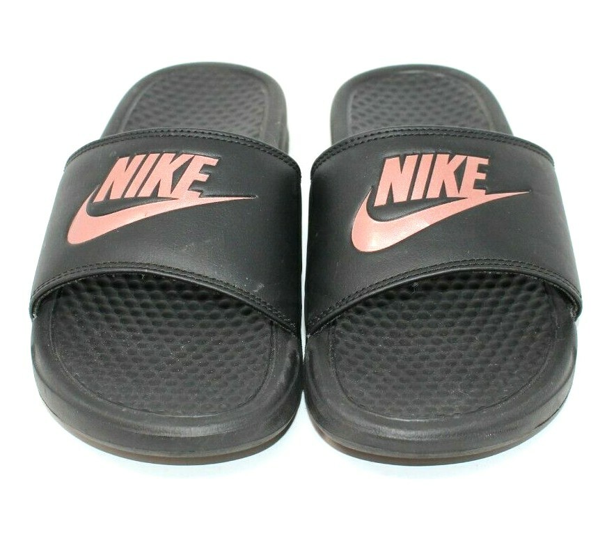 rose gold nike sandals