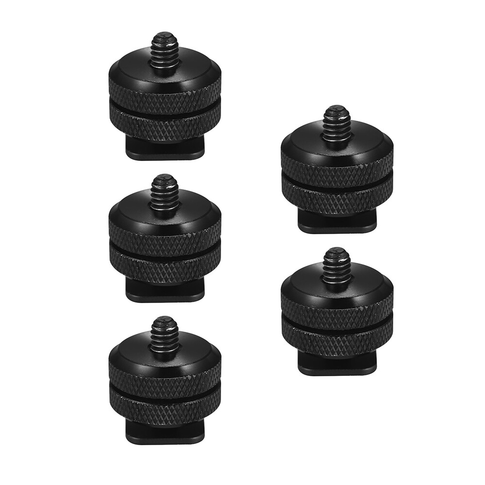 5pcs Camera Hot Shoe Mount to 1/4