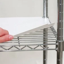 Shelf Liner, 24 x 18 in., White, PK4