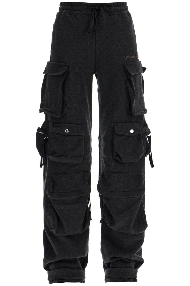 パンツ THE ATTICO Women Straight Pants 250WCP00260 877 BLACK loose trousers THE ATTICO Woman Tg. 42 IT
