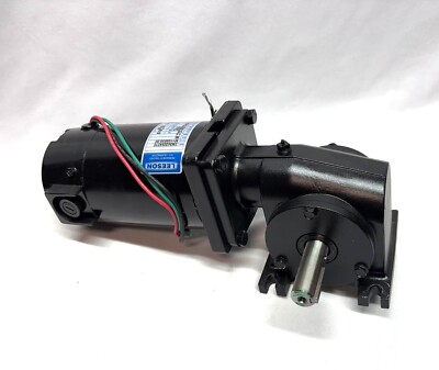 Leeson M1135039.00, DC Right Angle Gearmotor, 1/8 HP, 90 V, CM34D25NZ7C, New
