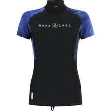 Aqua Lung Women's Rashguard Short Sleeves Galaxy Blue X-Large NWT