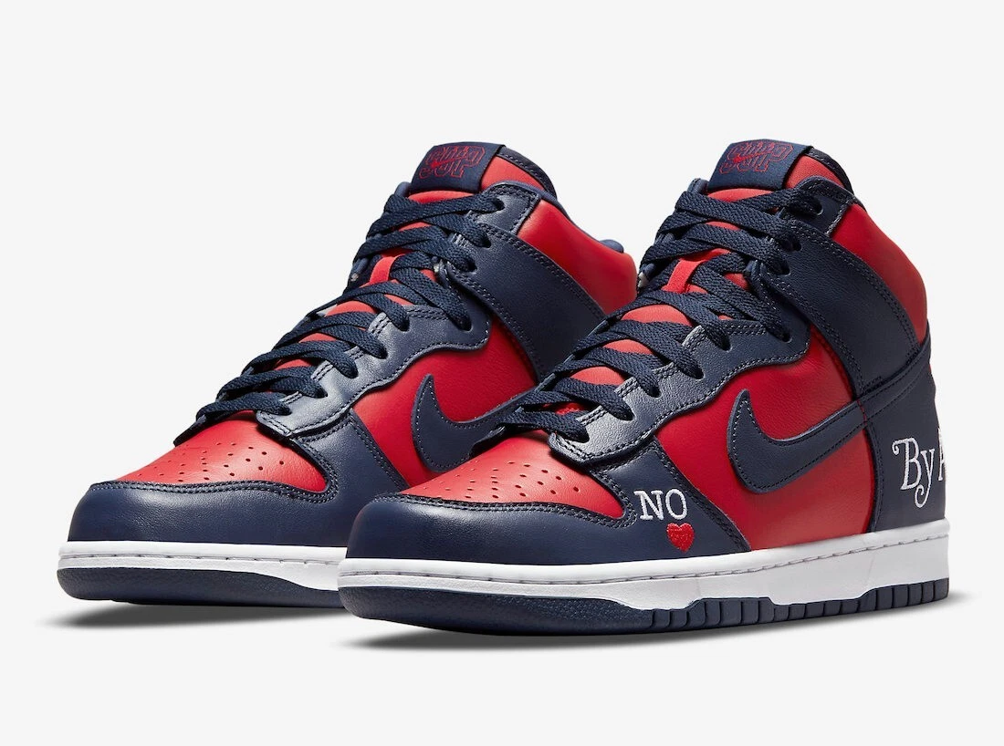 Nike SB Dunk High Supreme By Any Means Navy - DN3741-600 - Men& ...