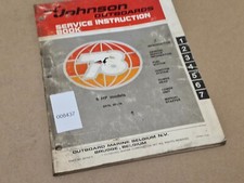 Johnsons Outboards Service Instruction Book 6HP Models 6R78 6RL78 8016416 Used