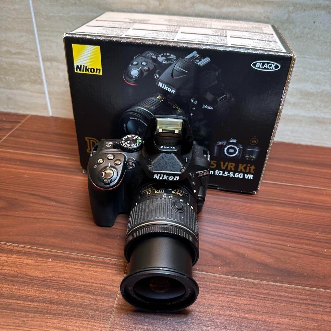 ジャンク Nikon D5300 18-55mm VR II レンズキット 黒 【公式通販】