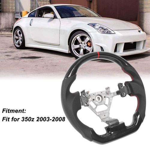 Hydro Dip Steering Wheel Perforated Leather Flat Steering Wheel For 350z - Picture 22 of 22