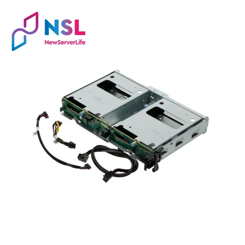 Dell R740xd 2x 3.5 Inch Rear Backplane Expansion F7DF5 w/ Cables Riser 2+3 YWTC2