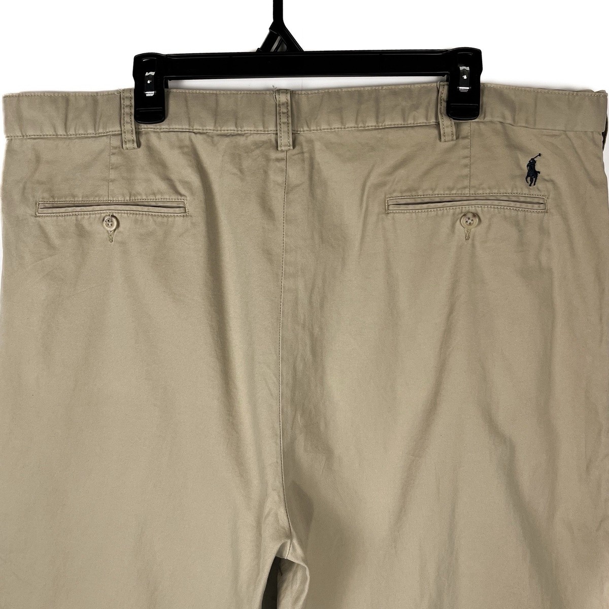 Vintage Polo Ralph Lauren Men Tyler Short 42 Tall Khaki Beige