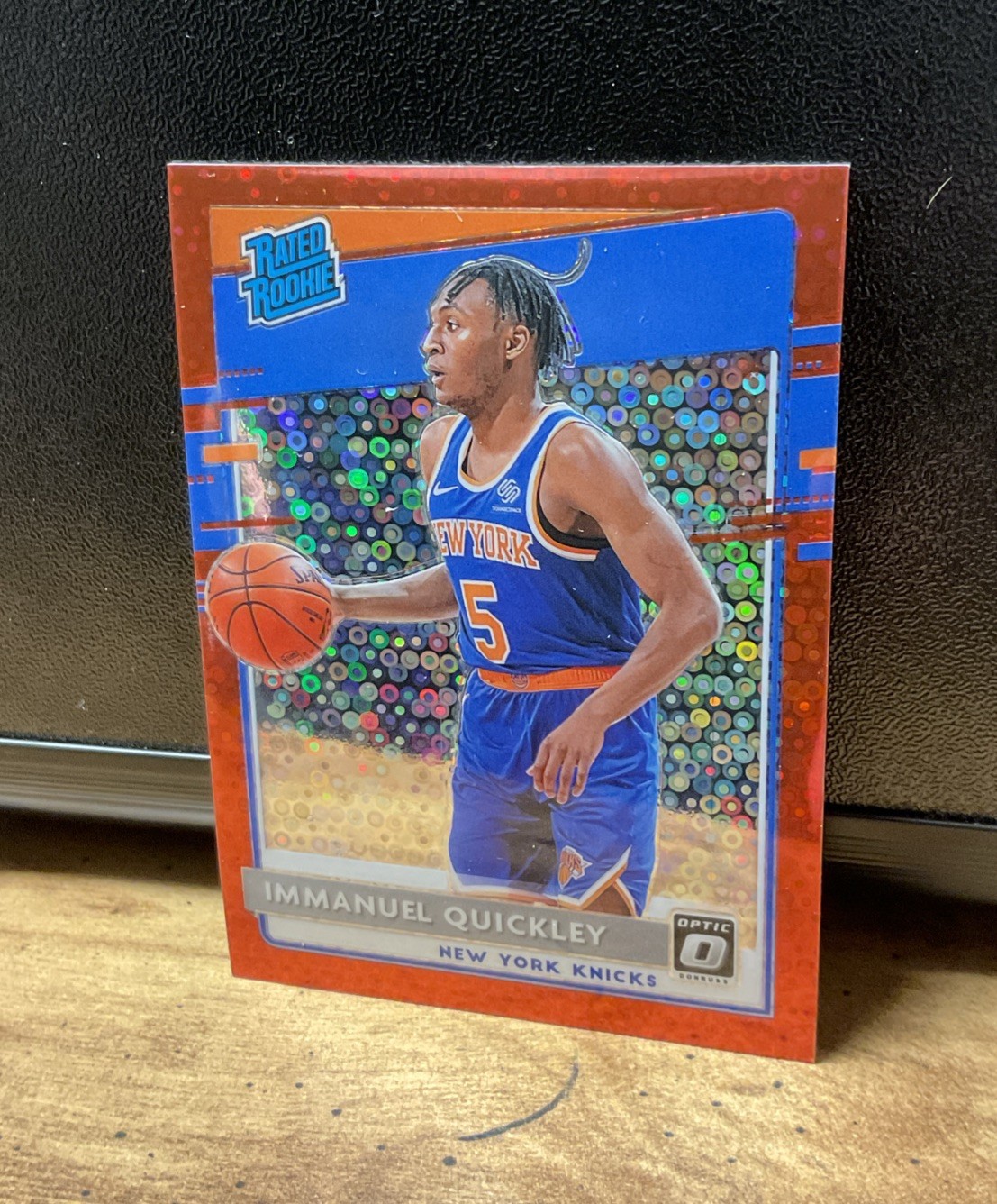 IMMANUEL QUICKLEY 2020-21 PANINI OPTIC RATED ROOKIE RED FAST BREAK /85 #175