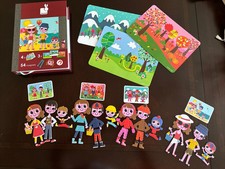 new Magnet    book Janod Magnetic Toy Educational Seasons