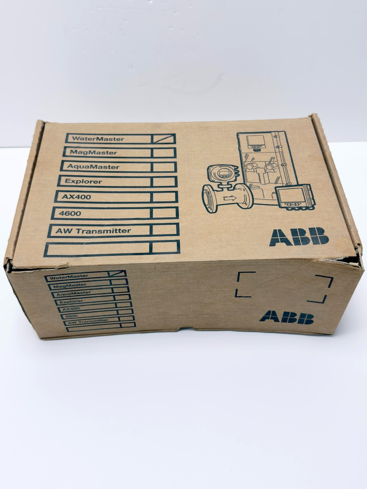 ABB WaterMaster HART FEX100 Flow Transmitter FEF121400K1S1S2B1B1A4A3A3A1