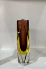 Murano Alessandro Mandruzzato Sommerso Faceted Amethyst Glass-FormStructureTB