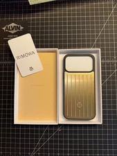 Rimowa iPhone 17 Pro Max Titanium Aluminium Case New