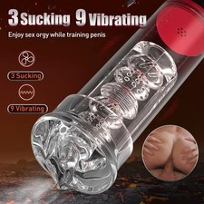 Succionador De Pene Bomba Al Vacio para Estirar Miembro Agrandar Placer Hombre