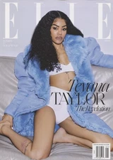 Elle December January 2026 Teyanna Taylor Cover
