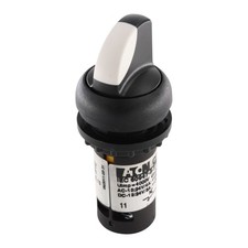 EATON C22S-WK-K01 MOMENTARY KNOB SELECTOR SWITCH, 2 POSITIONS, SPST-NC CONTACT