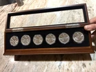 Engelhard Prospectors 1982-1987  1 oz Silver Rounds Full Set of 6 - Proof-like!