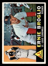 1960 Topps #16 Ernie Broglio - VG-VGEX *TedsCardShack*