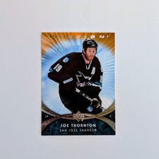 JOE THORNTON - 2007-08 Upper Deck Ovation Hockey Card - Card #159