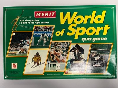 Merit World of Sport Quizspiel komplett schöner Zustand (wie Magic Robot)