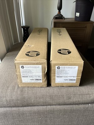 2 ROLLS~ GENUINE~ HP CH022A EVERYDAY MATTE POLYPROPYLENE 24''x100  Roll FREE SHIP