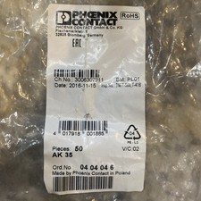 Phoenix Contact 0404046 TB Pick Off Screw Connection 125A Silver 14 to 12 AWG