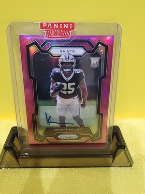 2023 Panini Prizm - Rookies Kendre Miller #375 Pink Prizm Autographs (AU, RC)