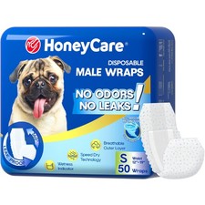 All-Absorb A26 Male Dog Wrap, 50 Count, Small