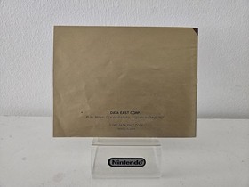 Nintendo NES Side Pocket Original Instruction Manual English NES-PK-AUS