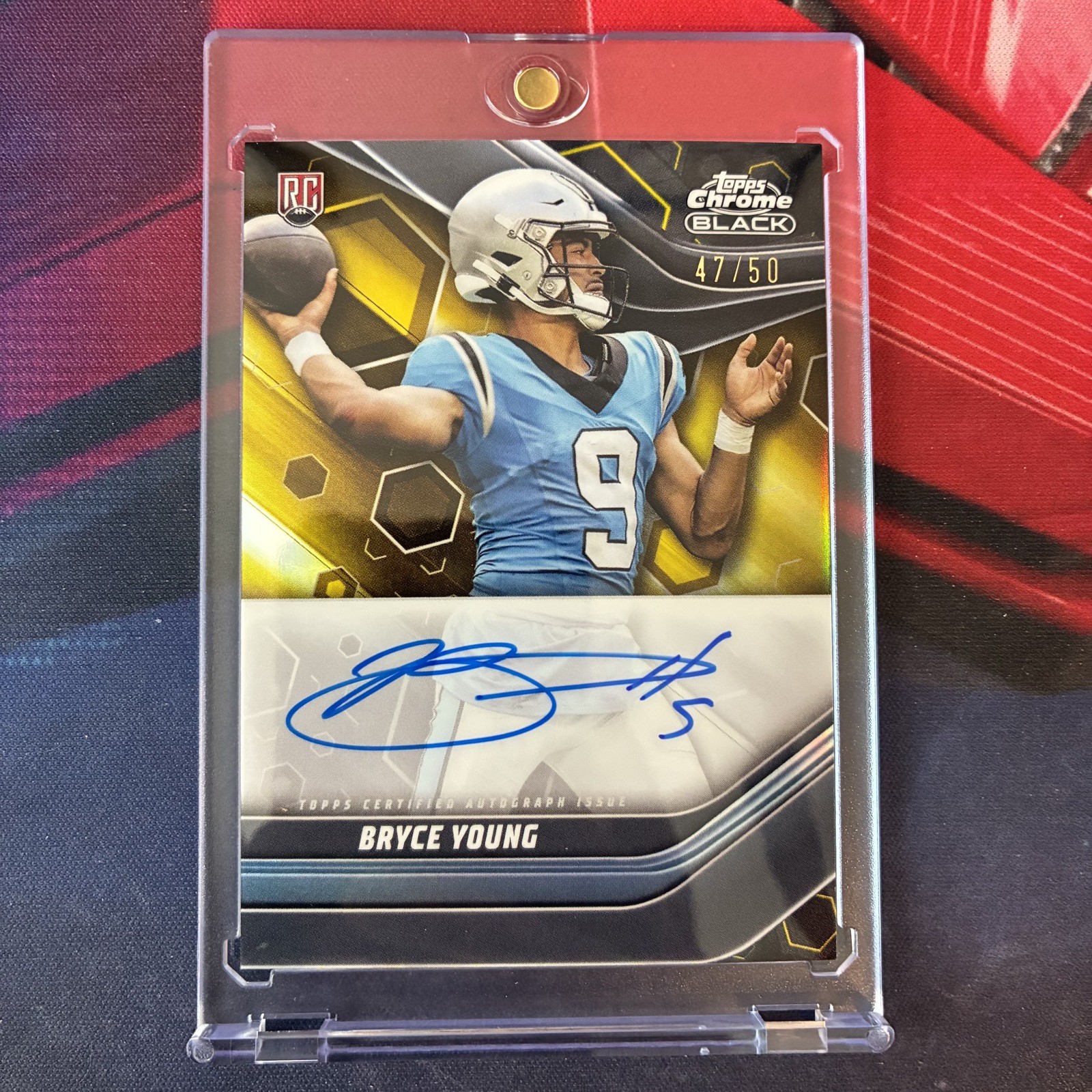 2023 Topps Composite Chrome Black BRYCE YOUNG #TCBA-BY Gold Auto /50 RC Rookie