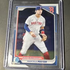 2024 Bowman Chrome Prospects Rookie Marcelo Mayer #BCP-44 Red Sox Baseball