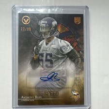 Topps 2014 Valor Anthony Barr Auto Autograph Rookie Parallel /99 Vikings Card. rookie card picture