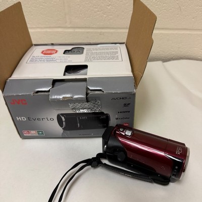 JVC Everio GZ-HM30 HD Camcorder Red 40x Optical Zoom Minolta Lens