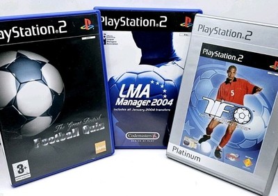 Football Bundle - LMA Manager 04, TIF 02, Football Quiz - Sony PlayStation 2
