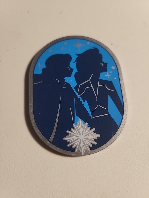 Lego Part 65474pb02 Frozen Princess Elsa Anna Oval 6x8 Decorated Replacement