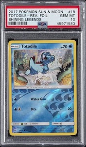 Totodile 18/73 Shining Legends Reverse Holo