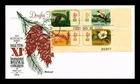 DR JIM STAMPS US 11TH BOTANICAL CONGRESS FDC PLATE BLOCK FLEETWOOD COVER