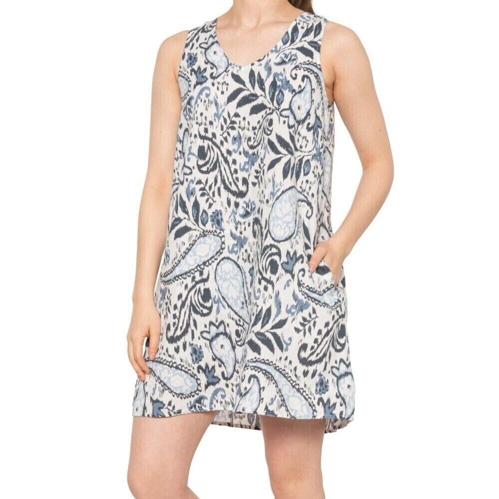 NWOT Lucky Brand Linen Trapeze Dress, Size L | eBay NWOT Lucky Brand Linen Trapeze Dress, Size L | eBay