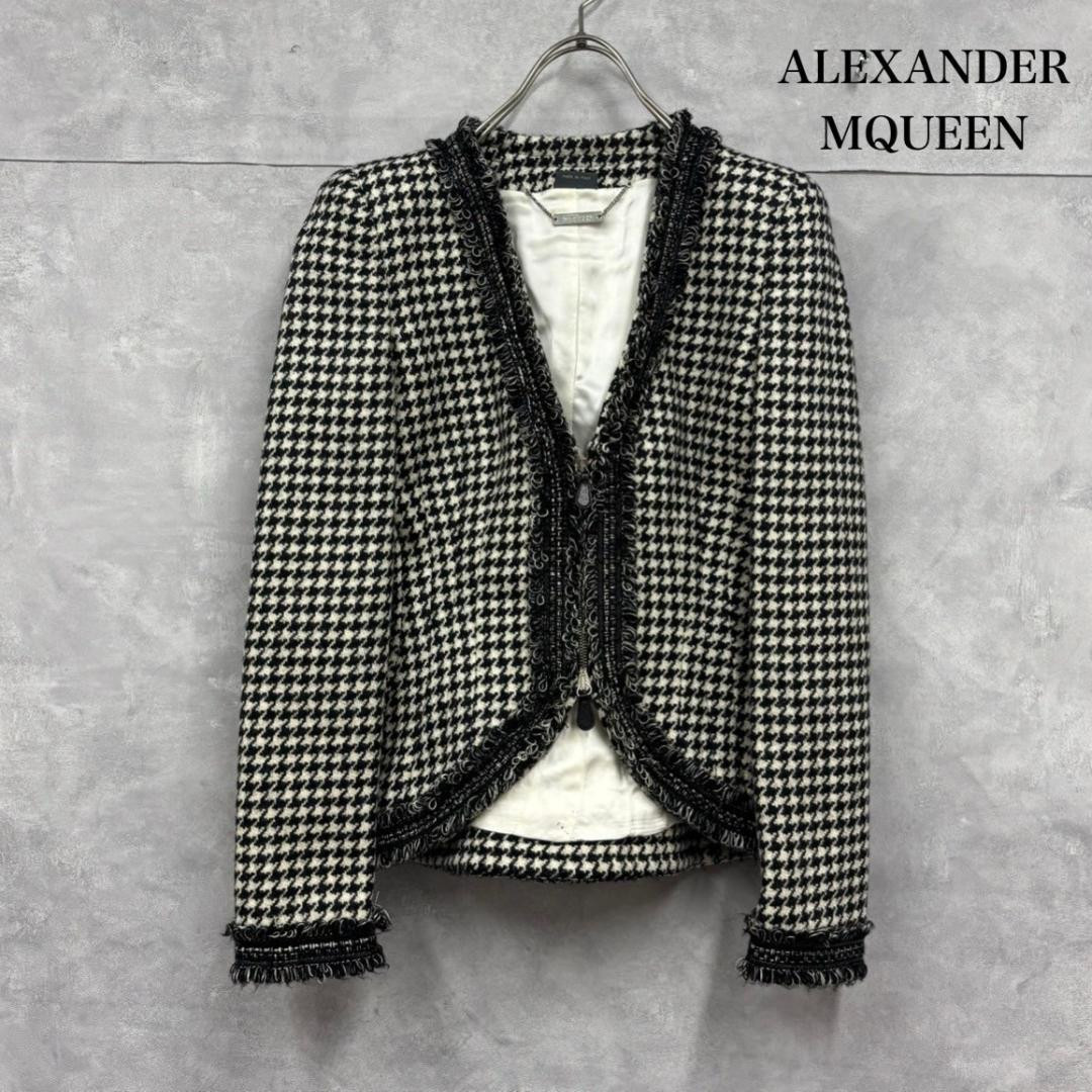 美ライン◎ ALEXANDER MQUEEN ジャケット イタリア製 N304 美ライン◎ ALEXANDER MQUEEN ジャケット イタリア製 N304
