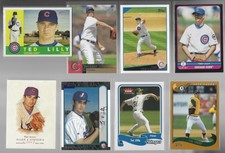 TED LILLY (8) Card Lot w/ Rookie (1999 - 2009). CUBS / EXPOS / A's