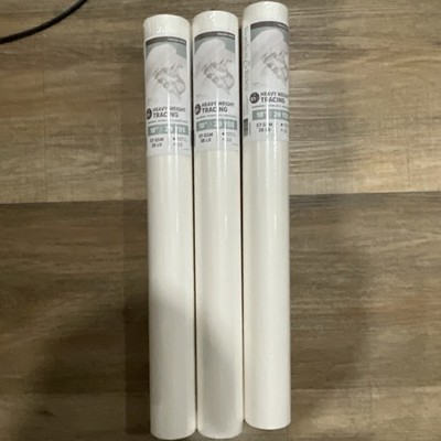 3 Rolls Heavyweight Sketching & Tracing Paper Roll 18 inches X 20 yds #51