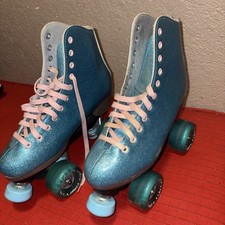 Sure Grip Stardust Roller Skates Glitter Blue Size 5