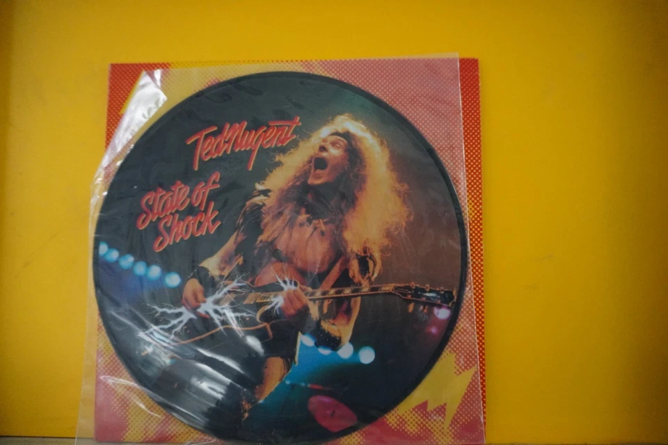 TED NUGENT - State of Shock LP LIMITED EDITION PICTURE DISC 1979 Epic USA NM - Bild 2 von 4
