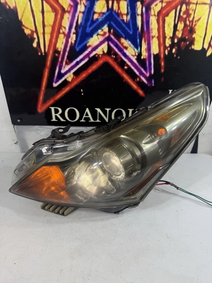 Оригинальная дымчатая передняя левая ксеноновая фара для седана Infiniti G25 G37 2010–2013 годов выпуска - Изображение 3 из 4