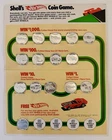 Hot Wheels Redline 1972 Shell Coin Game Set of 10 Non-Winning Coins + 1 and Card