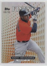 2013 Topps Finest Orange Refractor 8/99 Adeiny Hechavarria #38 0s3