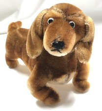 Vintage Steiff 1950's Hexie the Dachshund With Swivel Head No Tags Mohair 10