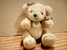 HEARTWARMERS TINY TEDDY BEAR Plush  December Birth Stone Month Bear. Vintage